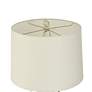 6_Lumi Silver 36.5" High Silver Ribbed Glass Table Lamp more views