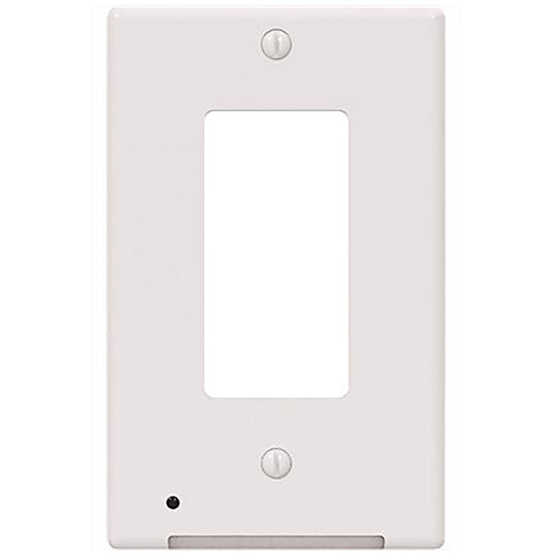 Image 1 LumiCover Classic Decor White 1-Gang Night Light Wall Plate