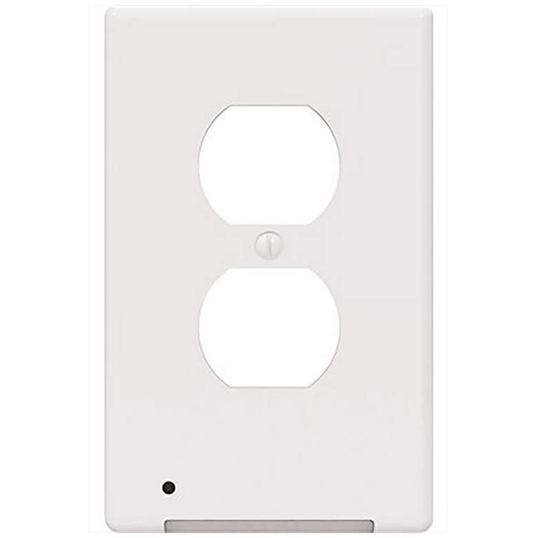 Image 1 LumiCover Core Classic White 1-Gang Night Light Wall Plate