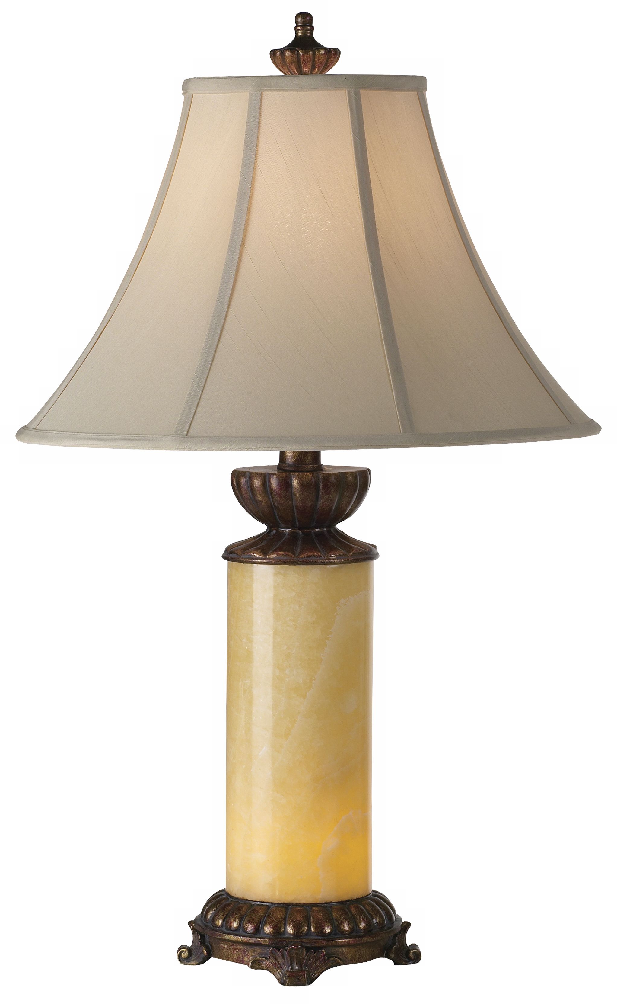 Thumbnail2 of Lumiere 28 1/2" High Onyx Stone Night Light Table Lamp