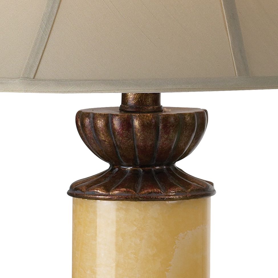 Thumbnail4 of Lumiere 28 1/2" High Onyx Stone Night Light Table Lamp more views