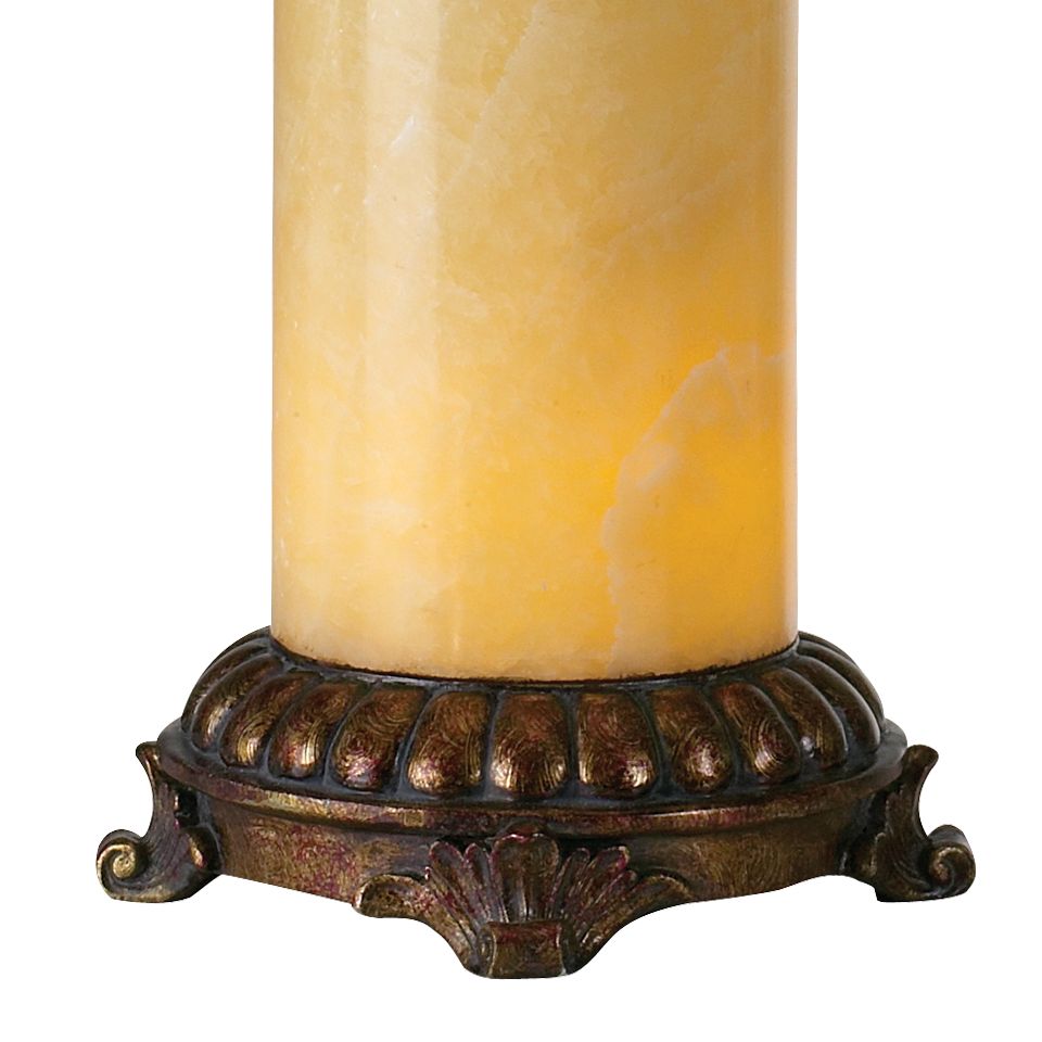 Lumiere 28 1/2" High Onyx Stone Night Light Table Lamp