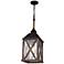 Lumiere 9 1/2" Wide Weathered Oak Mini Pendant