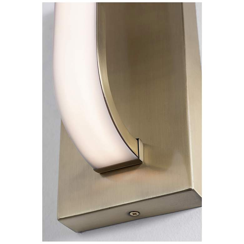 Image 3 Lumina 20" High Light Antique Brass LED Sconce more views