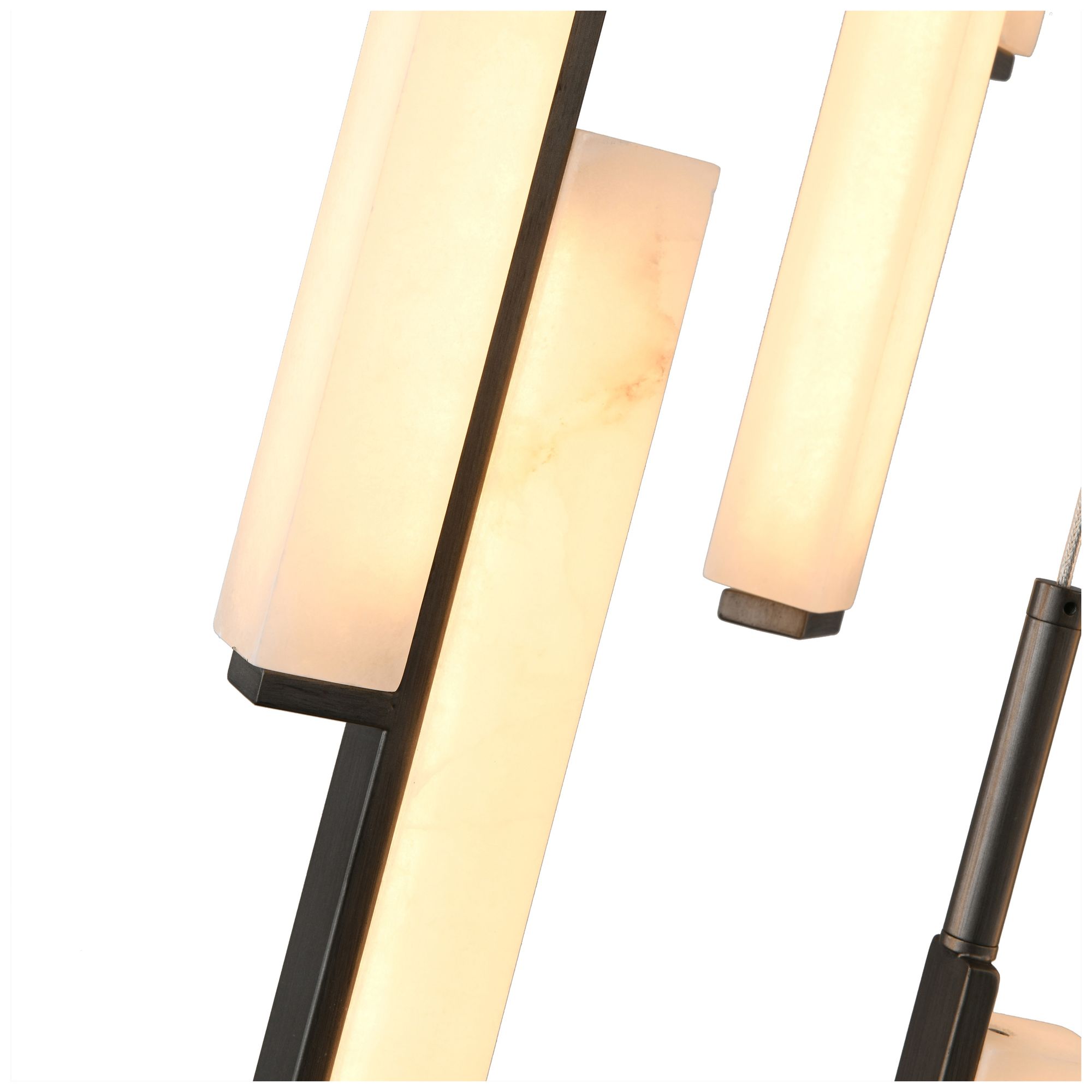 Image 4 Lumina 20" Wide 10-Light Forged Bronze Pendant more views