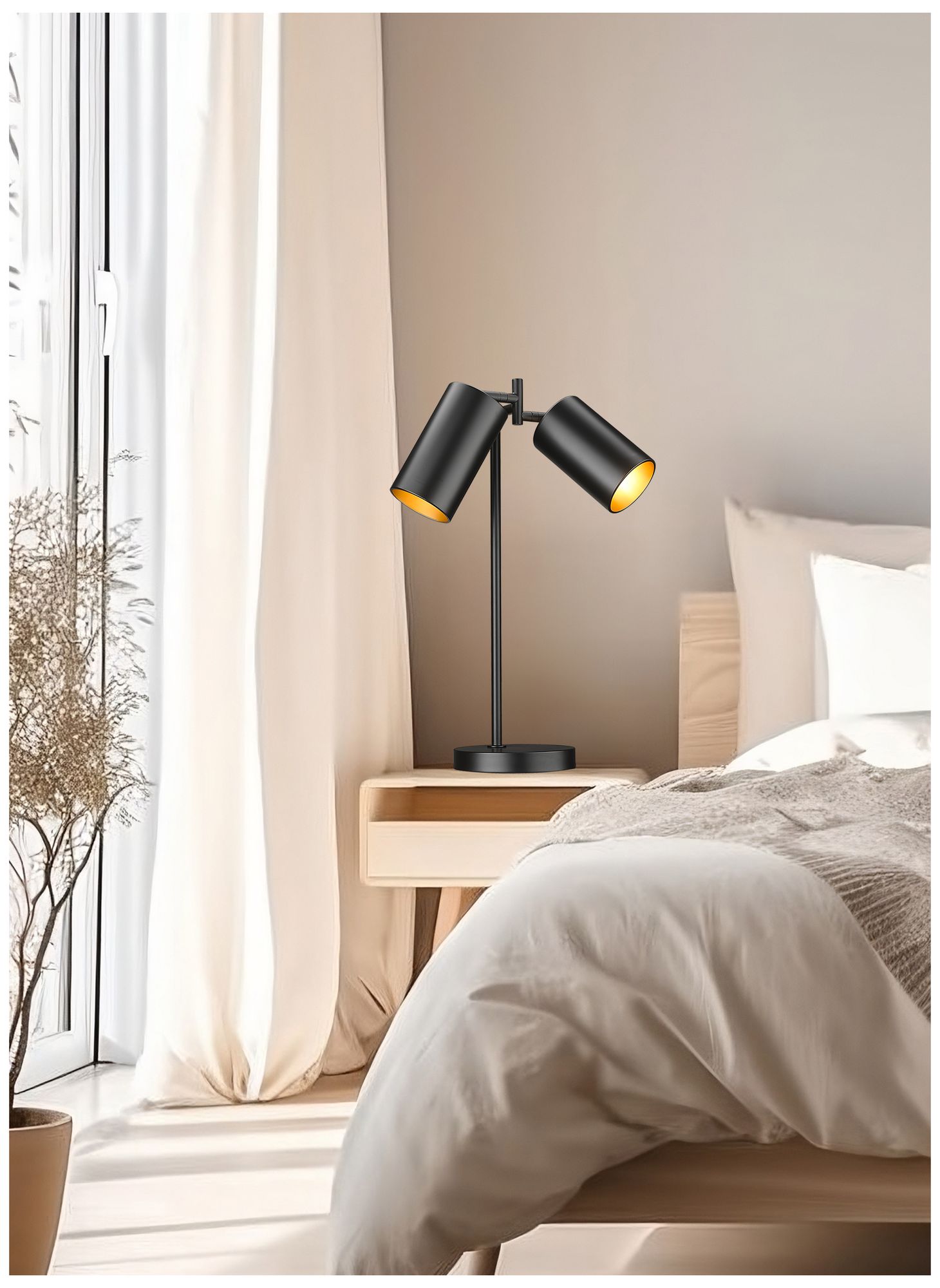 Image 2 Lumina by Z-Lite 2 Light Table Lamp more views