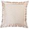 Lumina Satin Trim 18" Square Decorative Pillow