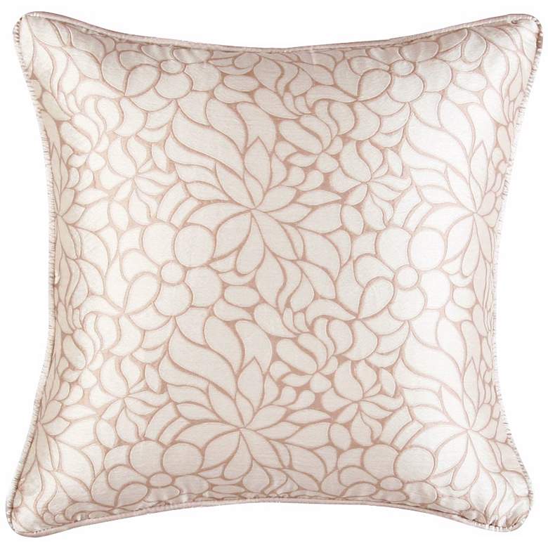 Image 1 Lumina Welt Edge18 inch Square Floral Decorative Pillow