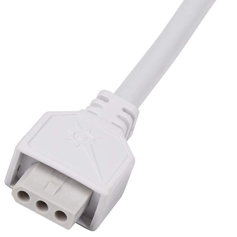 Image 2 Luminaire 24 inch White Connecting Cable with Leads more views