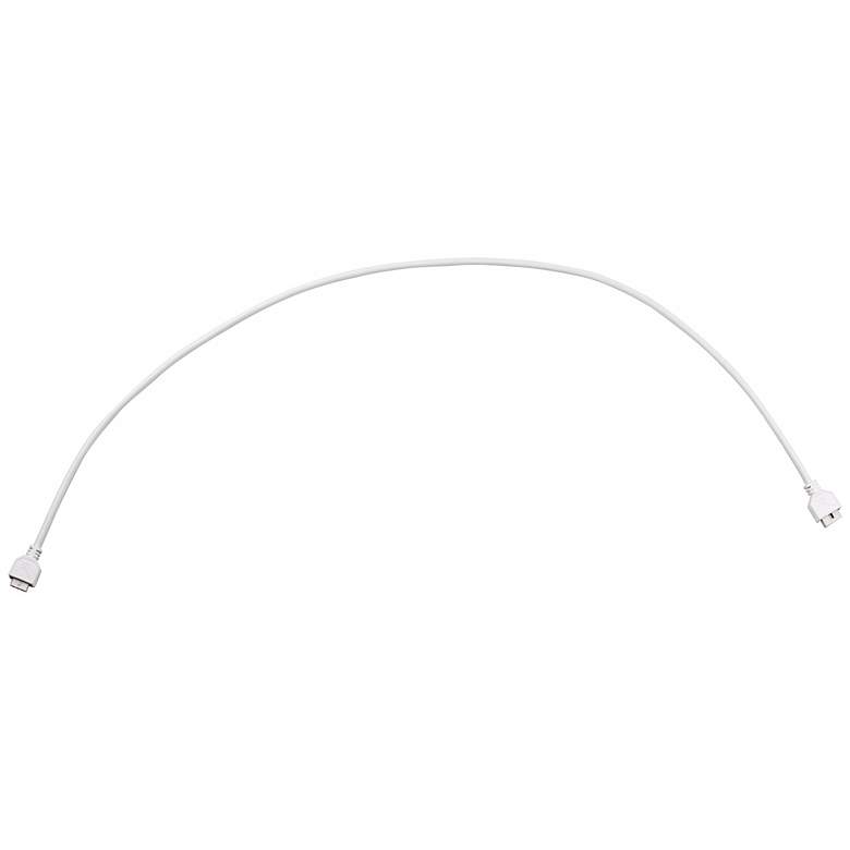 Image 1 Luminaire 36 inch White Connecting Cable with Leads
