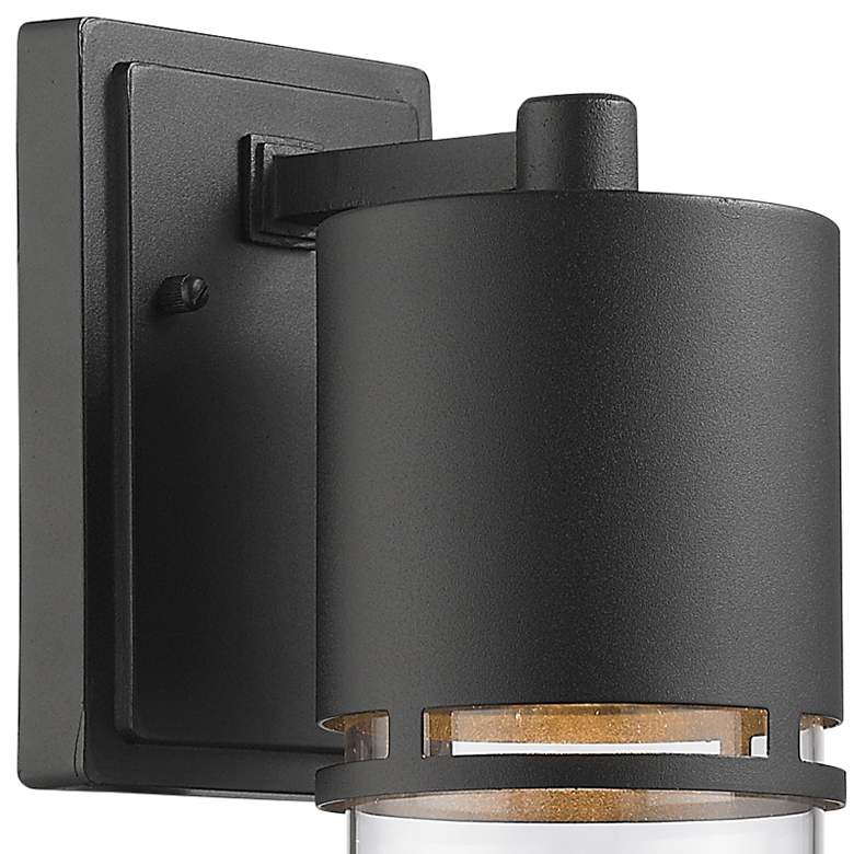 Image 3 Luminata 13 3/4" High Black LED Outdoor Wall Light more views