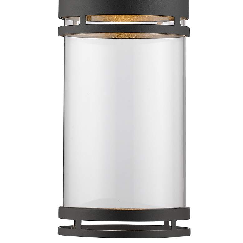 Image 2 Luminata 17 3/4" High Black LED Outdoor Wall Light more views