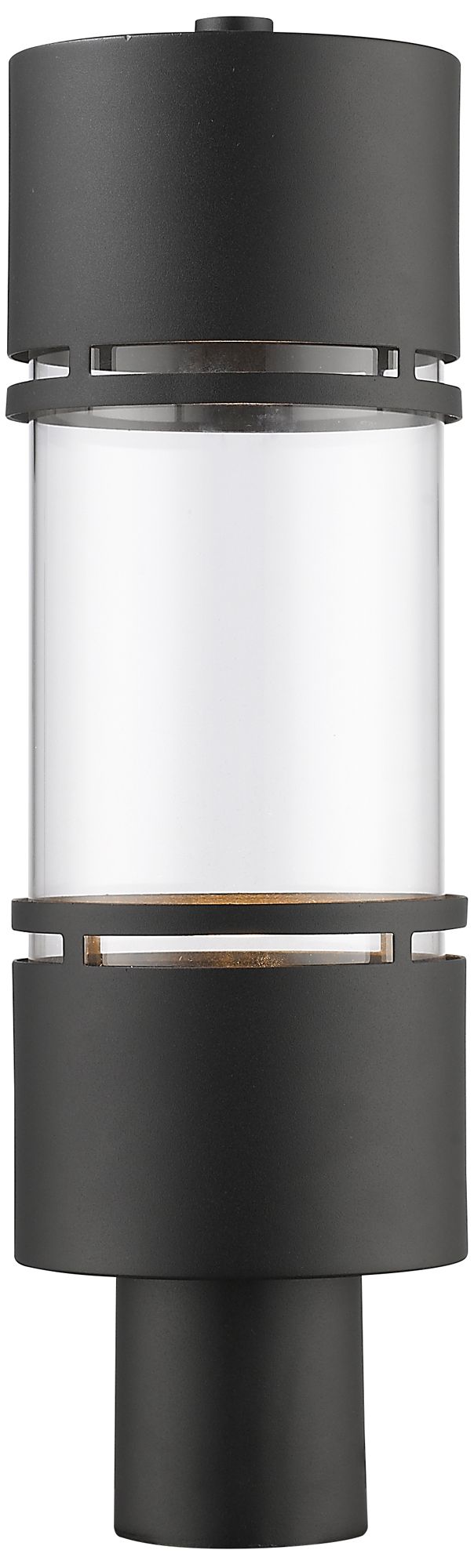 Luminata by Z-Lite Black 19.63 inch LED Outdoor LED Post Mount Light