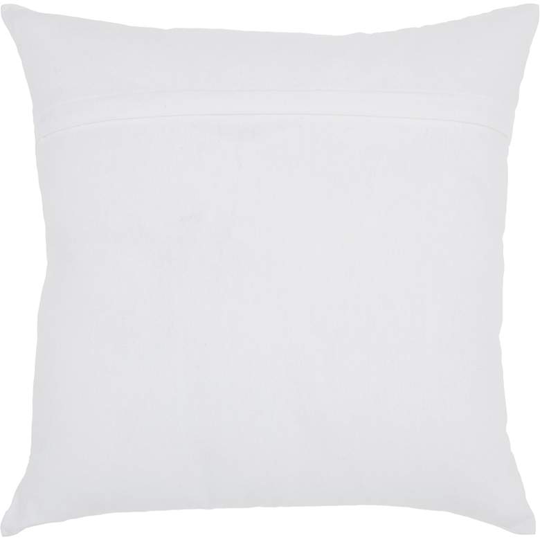 Image 2 Luminescence White Rockin' Llama 18" Square Throw Pillow more views