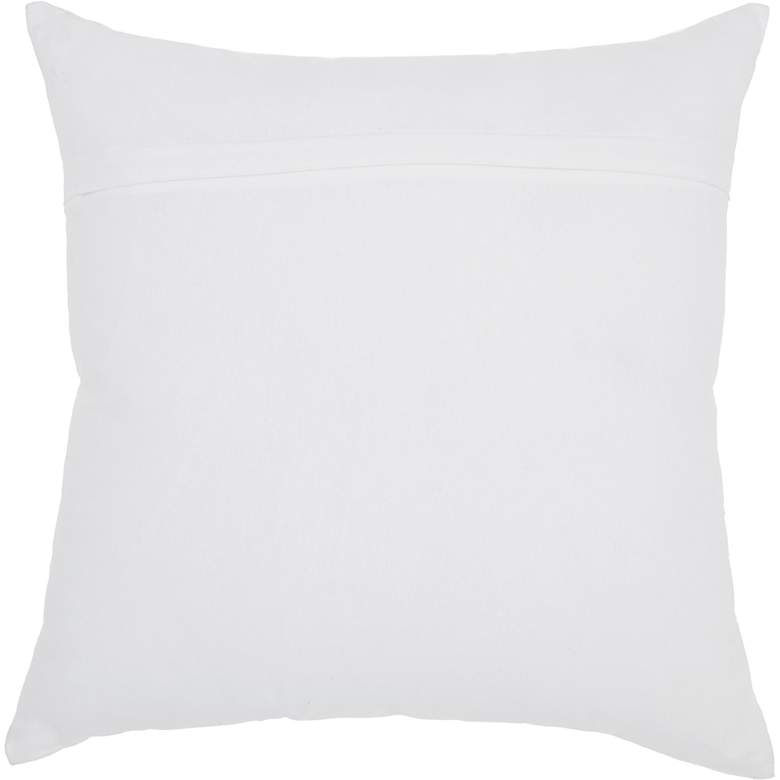 Image 2 Luminescence White Super Dog 18" Square Throw Pillow more views