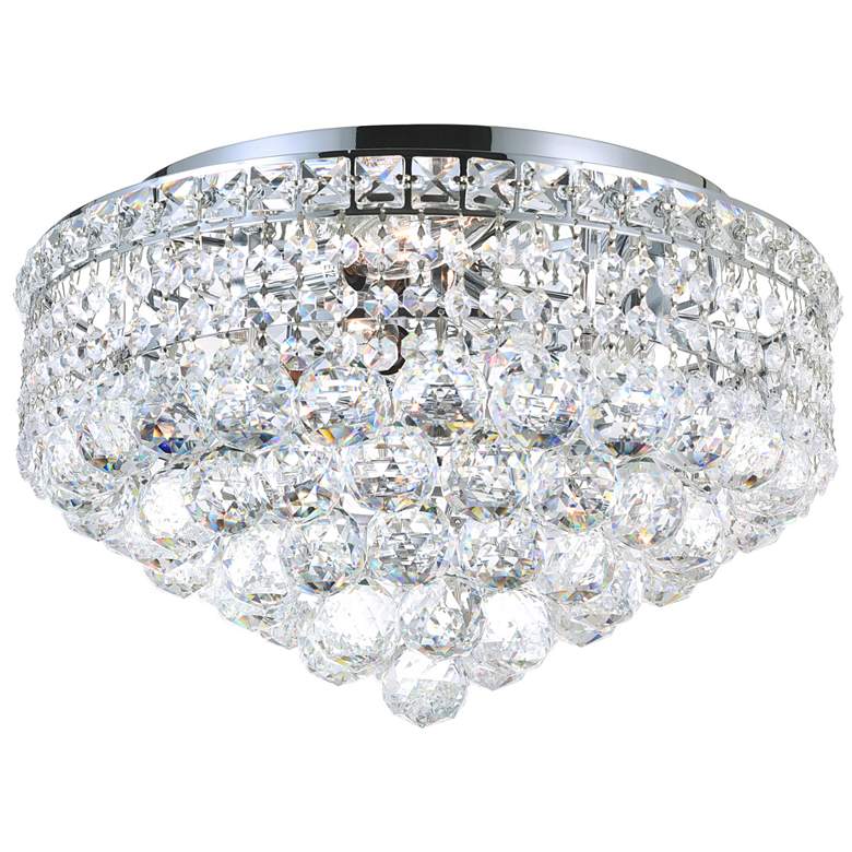 Image 1 Luminous 16" Wide Chrome 5-Light Ceiling Light