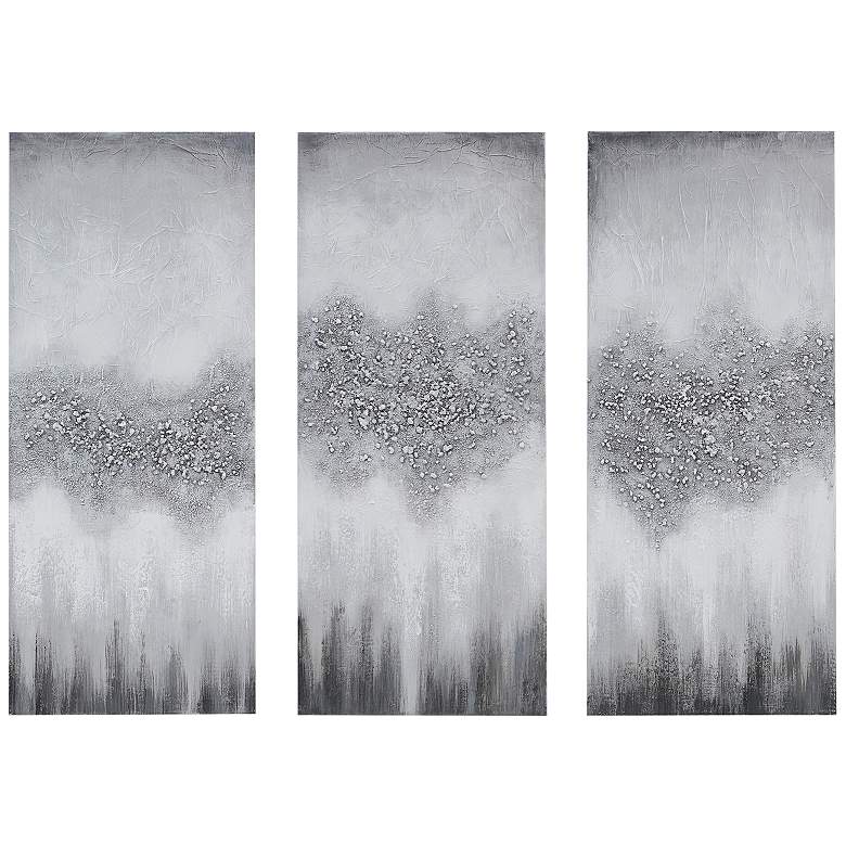 Image 2 Luminous 35" High 3-Piece Rectangular Canvas Wall Art Set