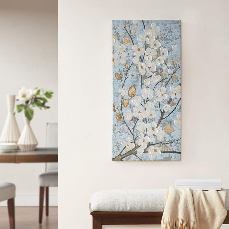 Image 1 Luminous Bloom 39" Wide Canvas Wall Art