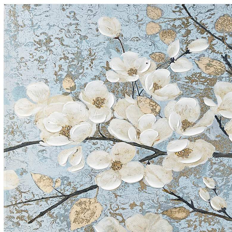 Image 3 Luminous Bloom 39" Wide Canvas Wall Art more views