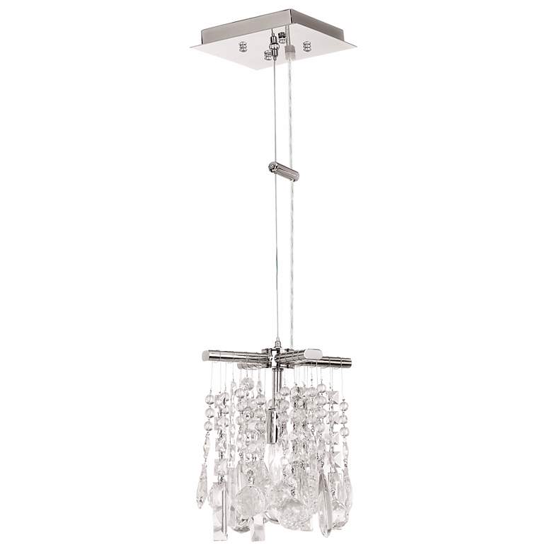 Image 1 Luminous Collection 8" Wide Crystal Pendant Chandelier