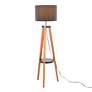 3_Lumisource Compass 58 1/2" High Wood Tripod Base Shelf Floor Lamp more views
