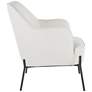 LumiSource Daniella 25 1/2" Wide Modern Cream Fabric Accent Chair in scene