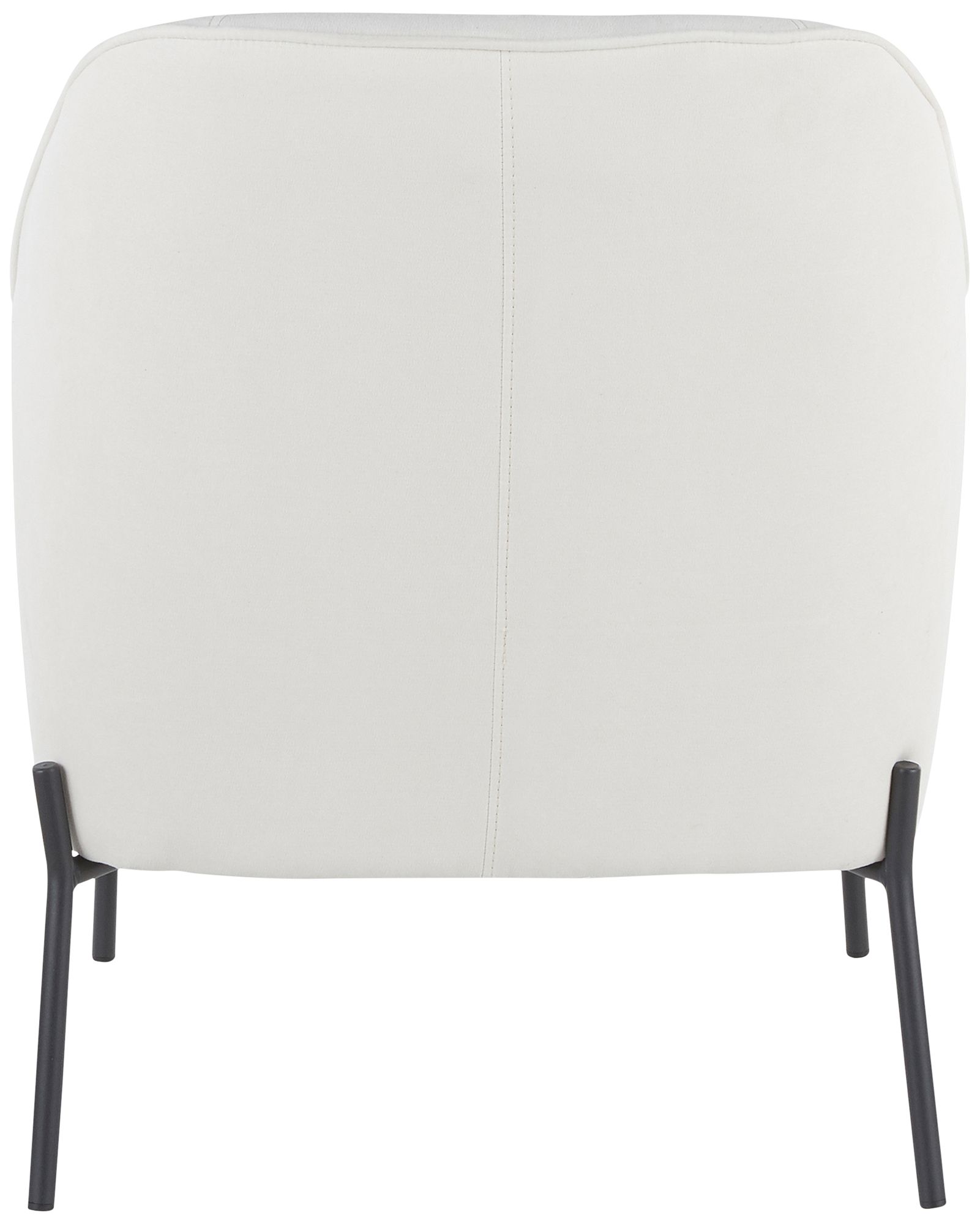 LumiSource Daniella 25 1/2" Wide Modern Cream Fabric Accent Chair in scene