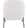 LumiSource Daniella 25 1/2" Wide Modern Cream Fabric Accent Chair in scene