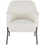 LumiSource Daniella 25 1/2" Wide Modern Cream Fabric Accent Chair in scene