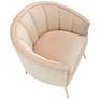 5_LumiSource Tania 30" Wide Modern Champagne Velvet Tufted Accent Chair more views