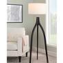 4_Lumisource Wishbone 60 1/4" High Modern Tripod Floor Lamp more views