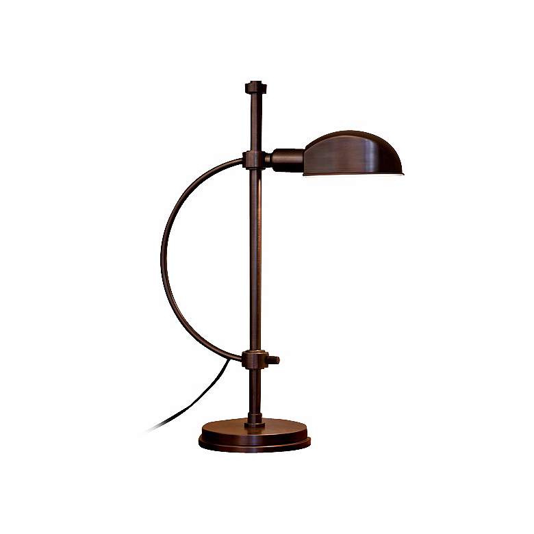Image 1 Lummo Rondo Bronze Pharmacy Style Desk Lamp