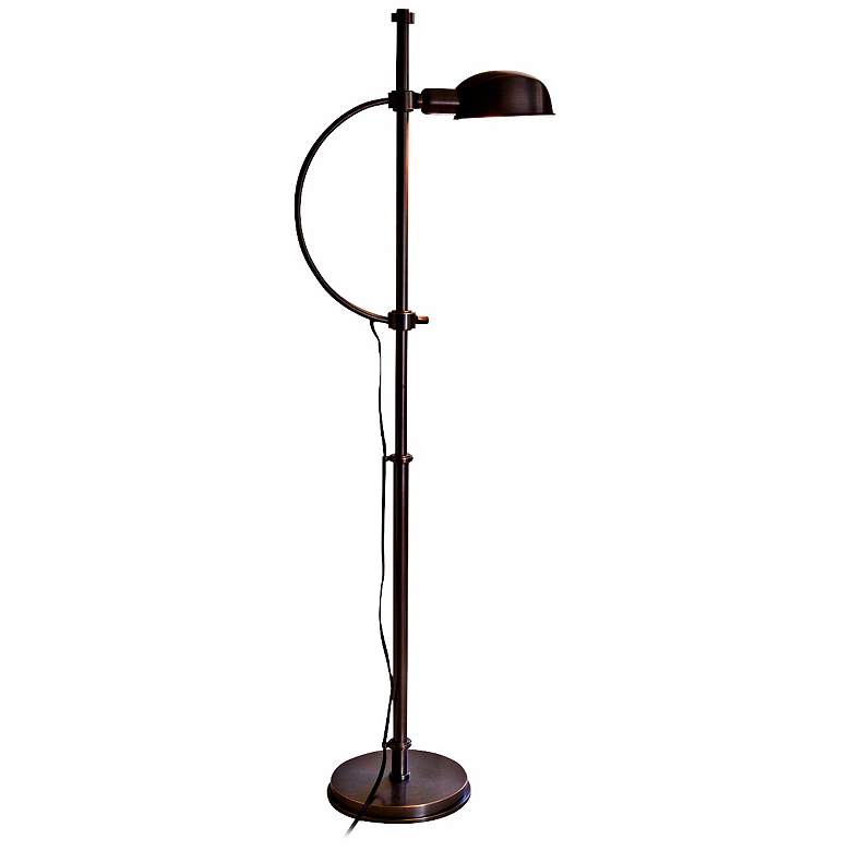 Image 1 Lummo Rondo Bronze Pharmacy Style Floor Lamp