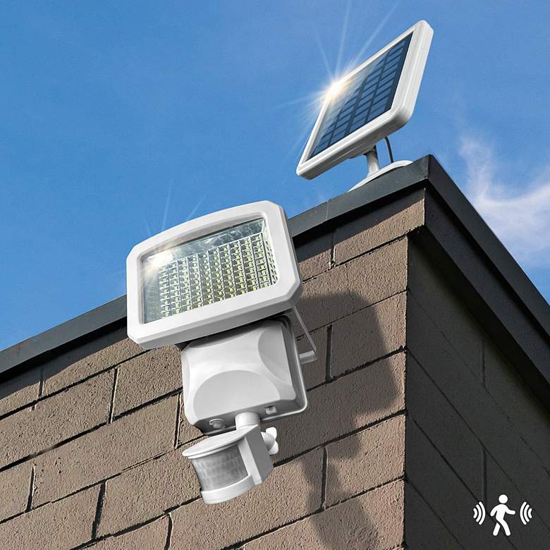 Lumos White Motion Sensor LED Solar Security Light more views