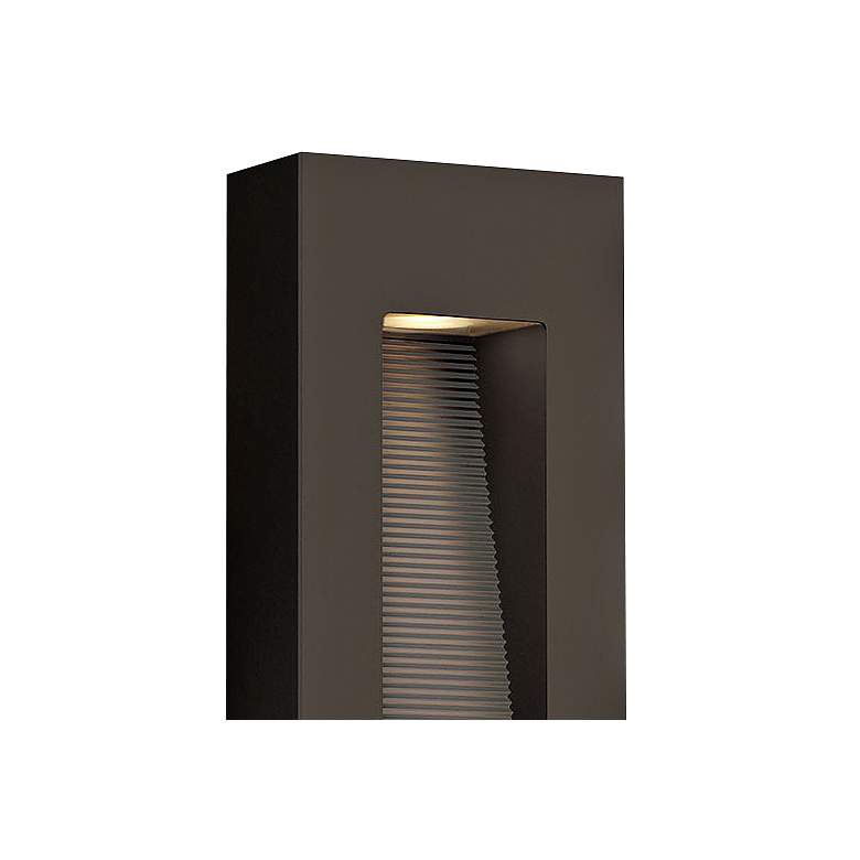 Image 2 Luna 16 1/4" High Bronze Integrated LED Outdoor Wall Light more views
