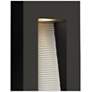 Thumbnail3 of Luna 16 1/4"H Satin Black Integrated LED Outdoor Wall Light more views