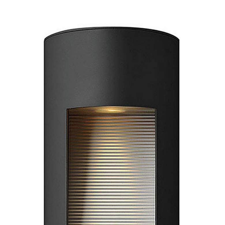 Image 2 Luna 16" High Satin Black Integrated LED Outdoor Wall Light more views