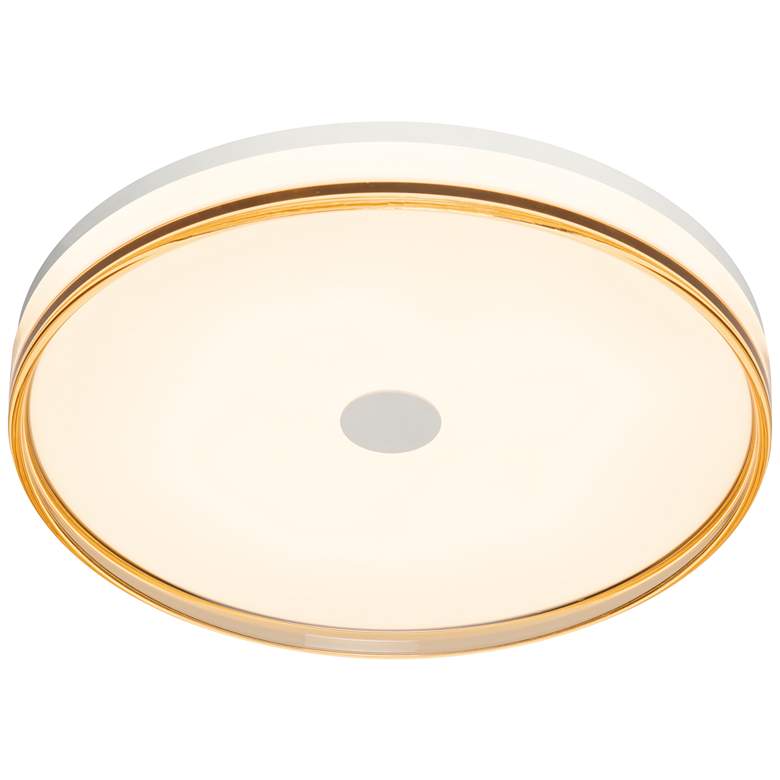 Image 1 Luna 19.8" Smoke Brown Flush Mount