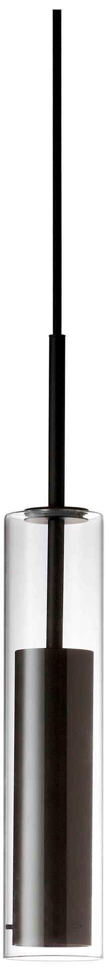 Image 2 Luna 2.5" Wide Black 6W LED Pendant