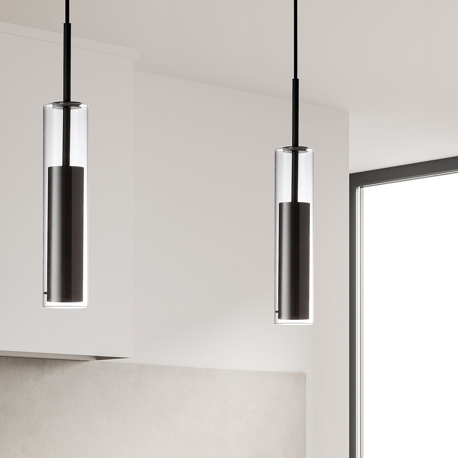 Image 5 Luna 2.5" Wide Black 6W LED Pendant more views