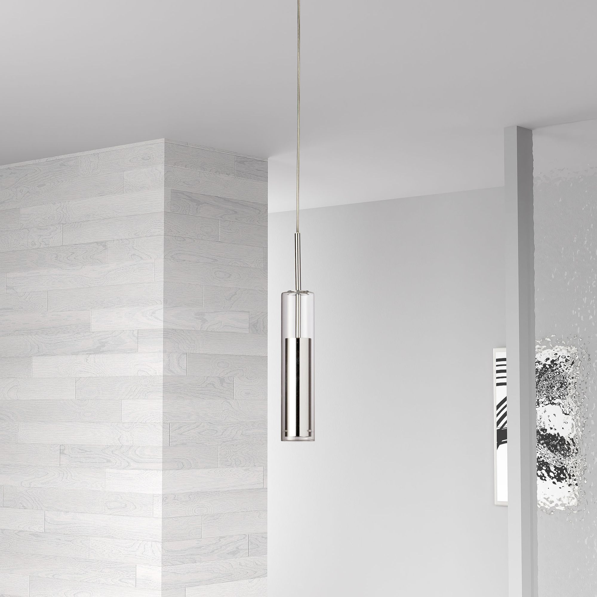 Image 3 Luna 2.5" Wide Polished Chrome 6W LED Pendant more views