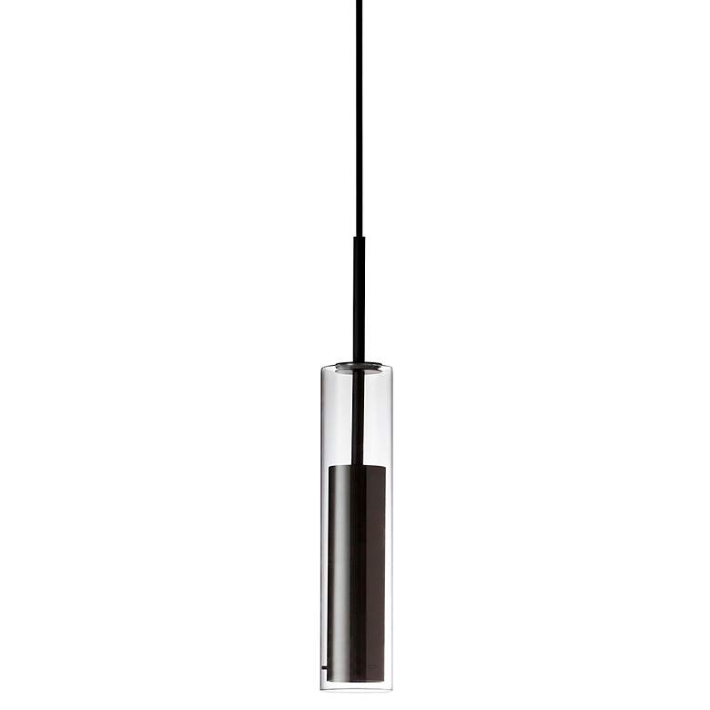 Image 2 Luna 2 1/2" Wide Black LED Mini Pendant