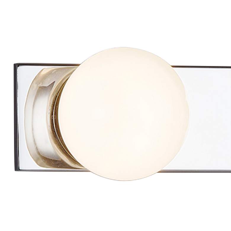 Image 3 Luna 23" Wide Polished Chrome 3-Light LED Bath Light more views