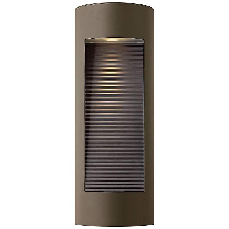 Image 2 Luna 24" High Bronze ADA Integrated LED Outdoor Wall Light