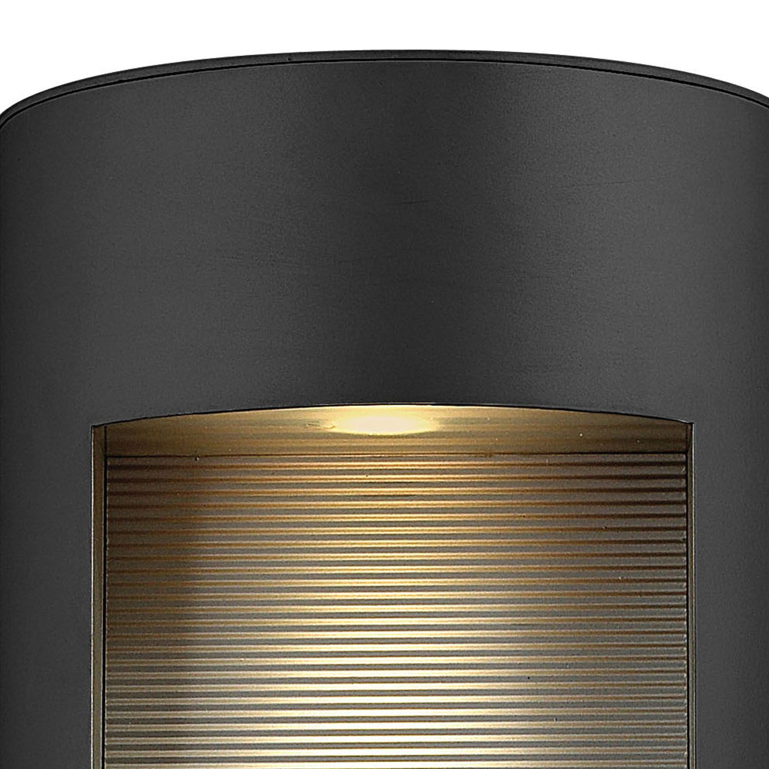 Image 3 Luna 24" High Satin Black ADA Socketed Outdoor Wall Light more views