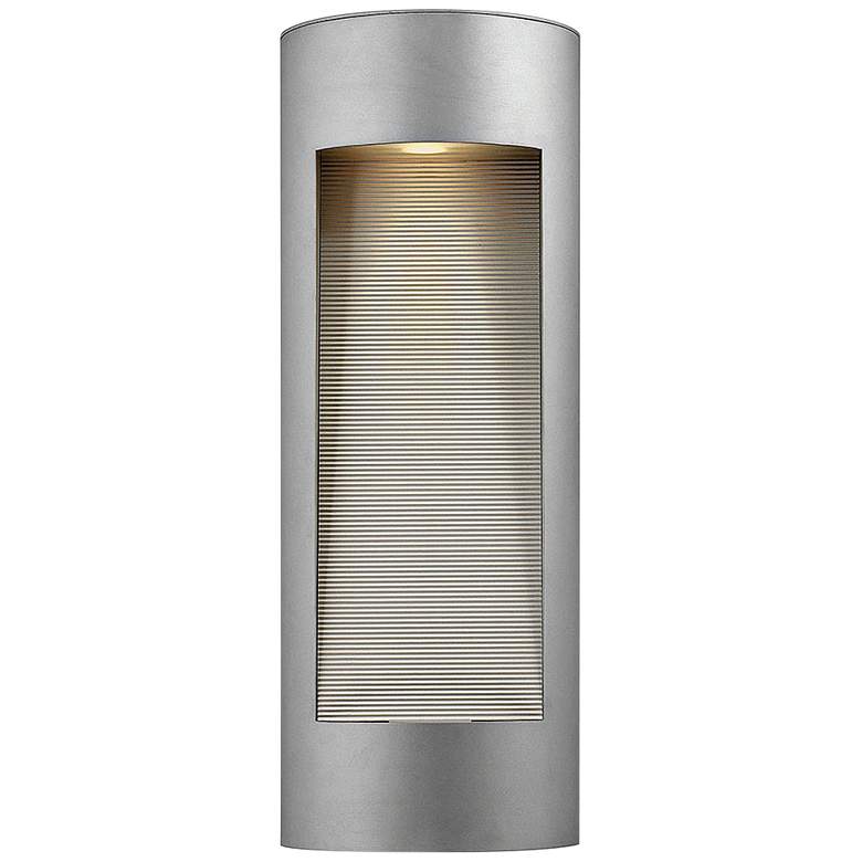 Image 2 Luna 24" High Titanium ADA Integrated LED Outdoor Wall Light