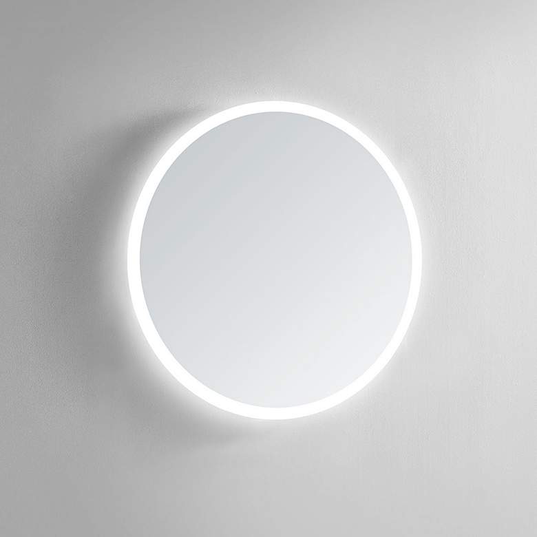 Image 1 Luna 24 inch Round LED Lighted Beauty/Bath Vanity Wall Mirror