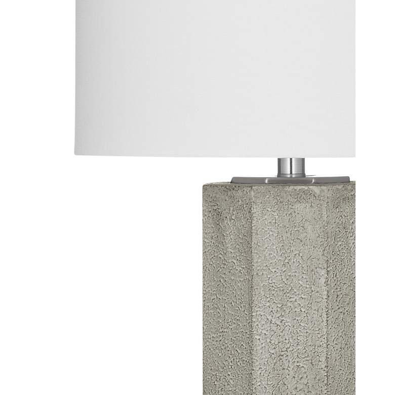 Image 2 Luna 28" High Light Gray Table Lamp more views