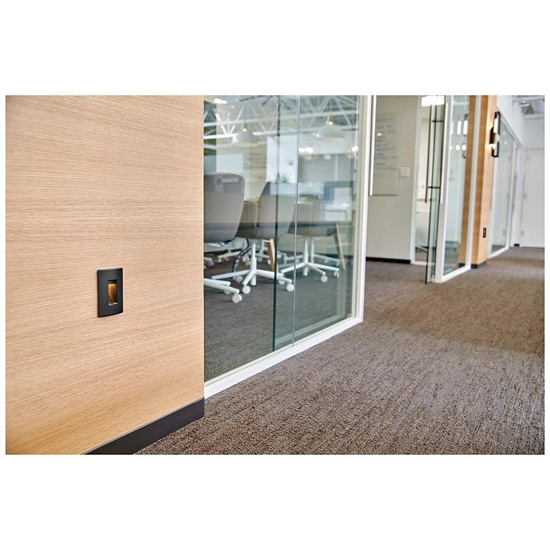 Image 3 Luna 3" High Black Step Light by Hinkley Lighting more views