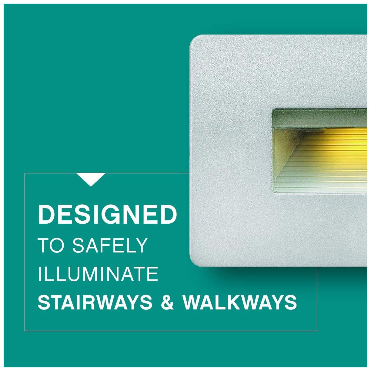 Luna 3" High White Step Light by Hinkley Lighting